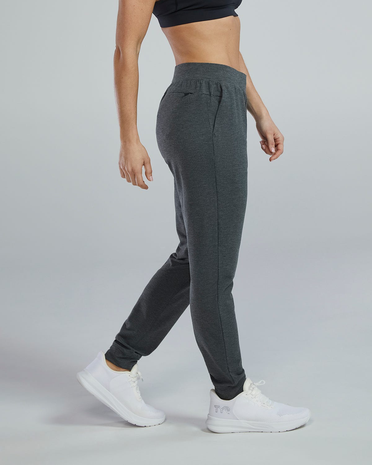 TYR UltraSoftWomen's Midweight Terry A.M. Joggers - Solid / Heather
