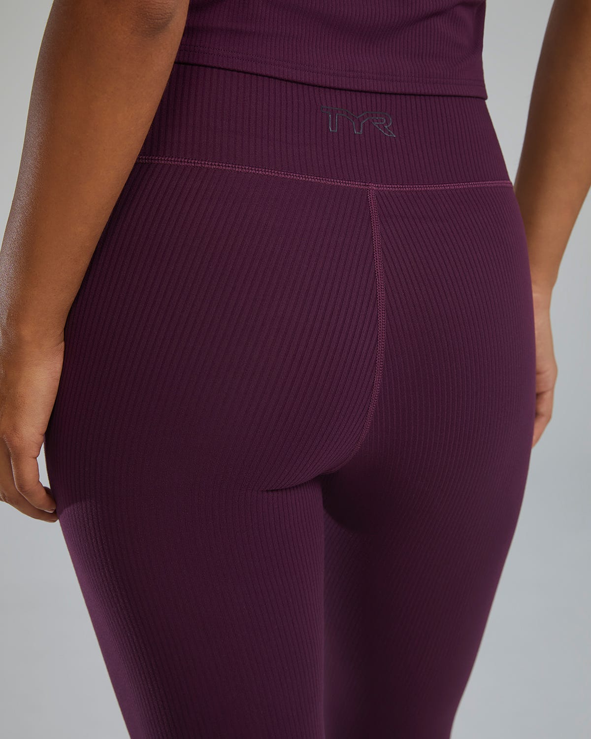 Women's Joule Elite Ribbed High-Rise Leggings 25"