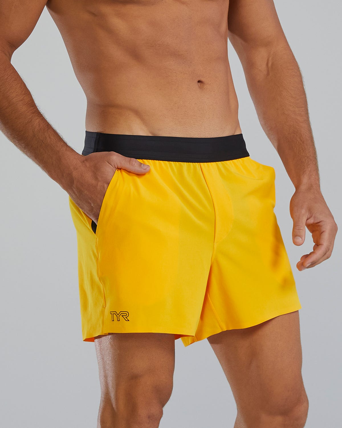 TYR Hydrosphereª - Men's Unbroken Shorts - Unlined 5" - Solid