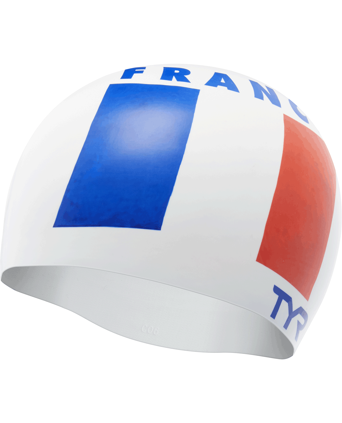 TYR Adult Silicone Swim Cap - France