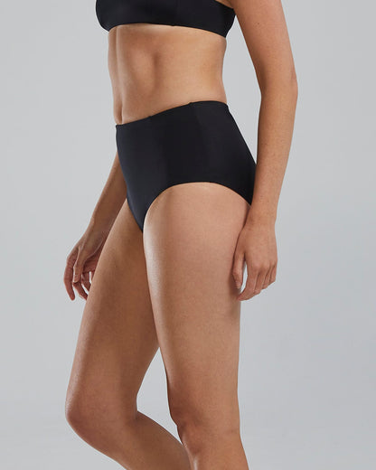  TYR Women's Arielle High Waisted Bikini Bottom - Solid