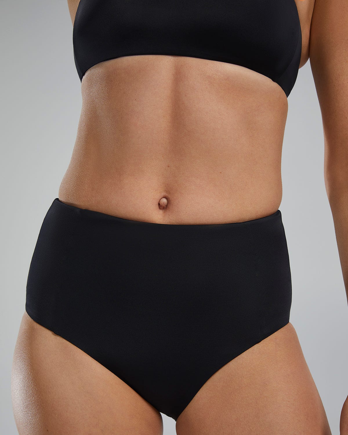 TYR Women's Arielle High Waisted Bikini Bottom - Solid