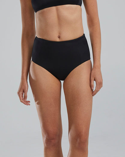  TYR Women's Arielle High Waisted Bikini Bottom - Solid