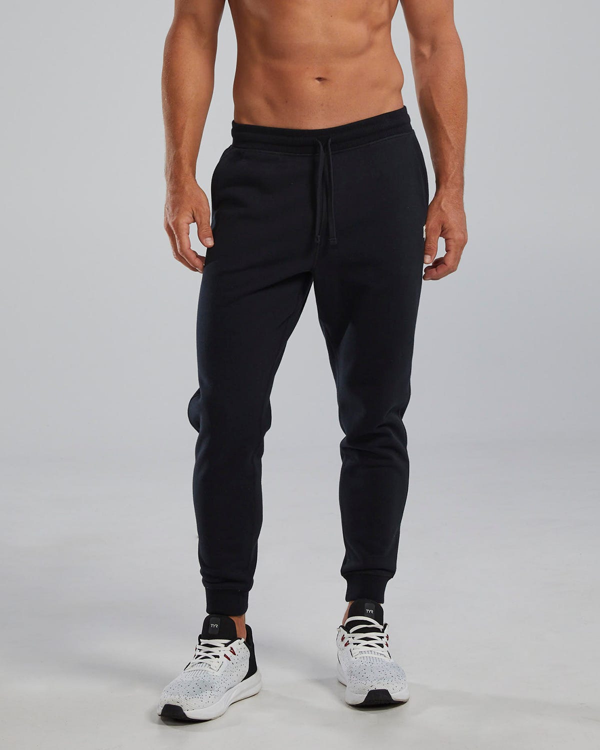  TYR Men's UltraSoft Heavyweight Terry Jogger- Solid