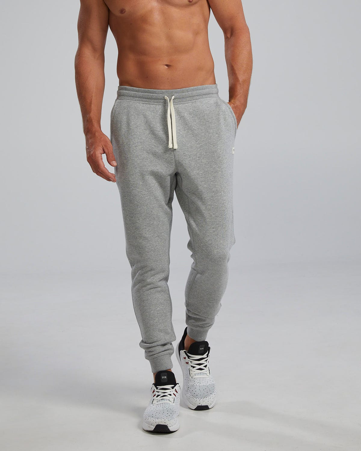 TYR Men's UltraSoft Heavyweight Terry Jogger- Solid