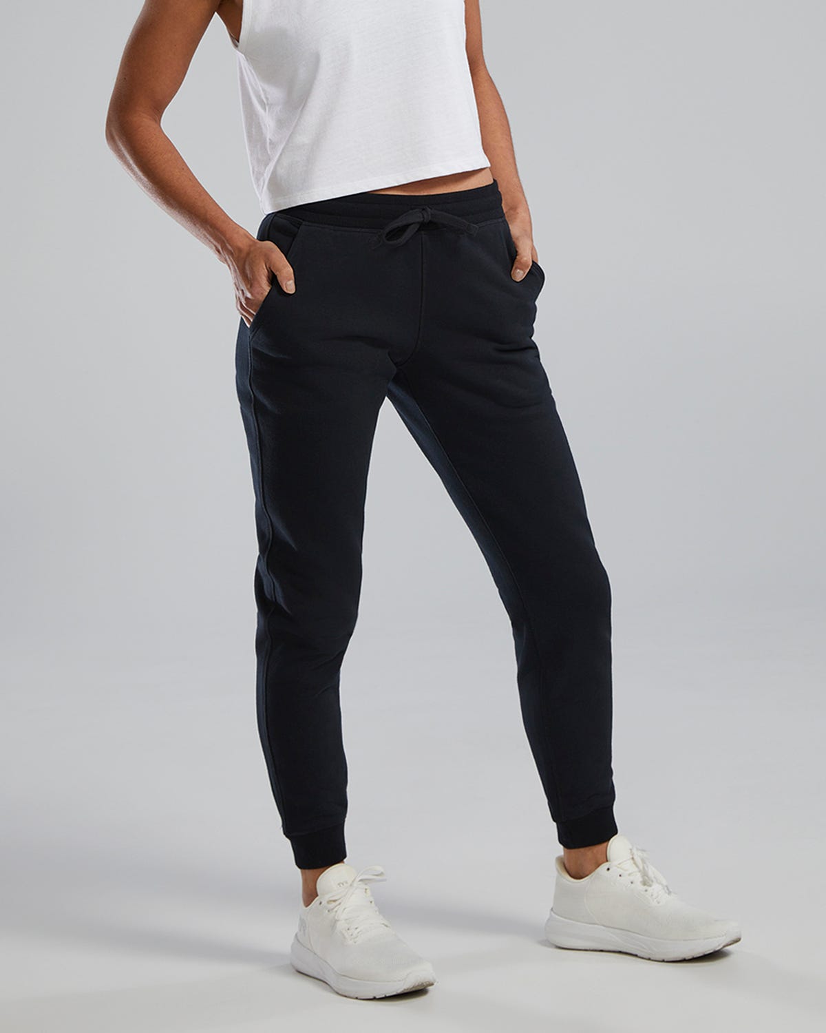  TYR Women's UltraSoft Heavyweight Terry Jogger - Solid