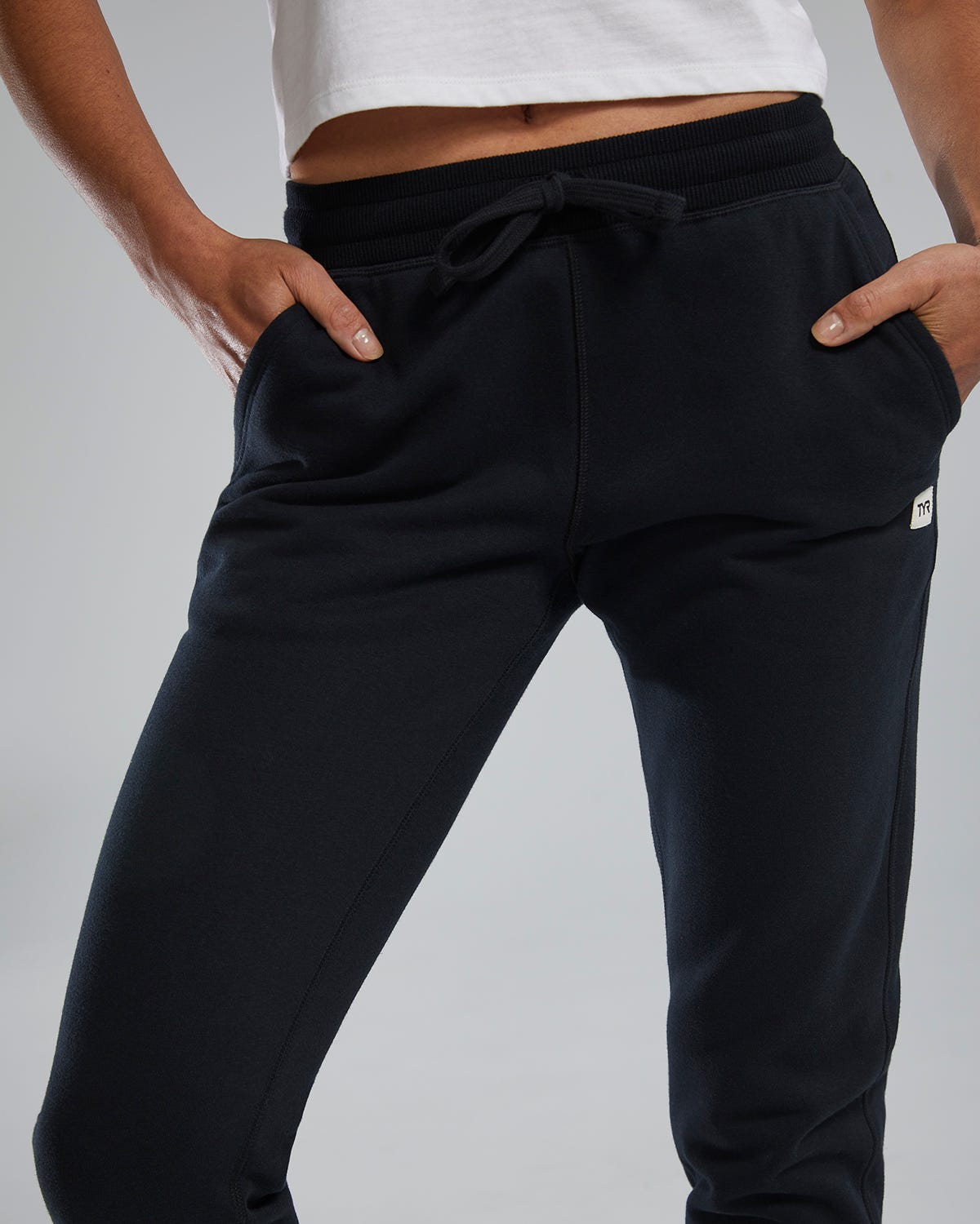  TYR Women's UltraSoft Heavyweight Terry Jogger - Solid