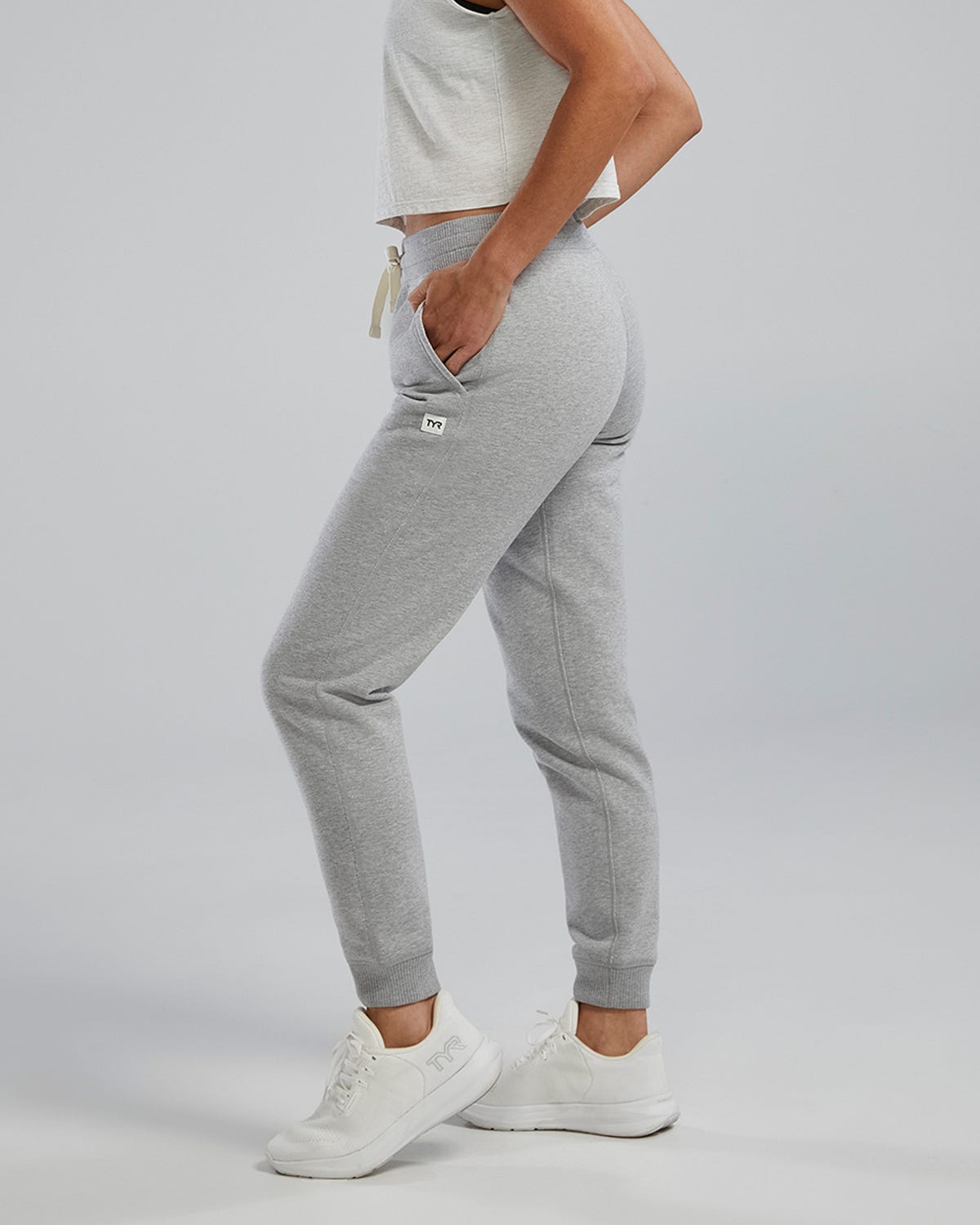 TYR Women's UltraSoft Heavyweight Terry Jogger - Solid
