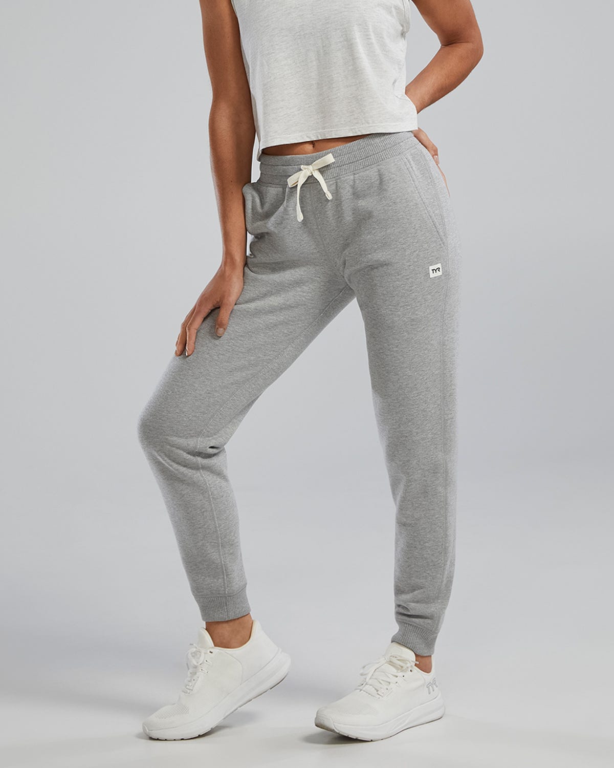  TYR Women's UltraSoft Heavyweight Terry Jogger - Solid