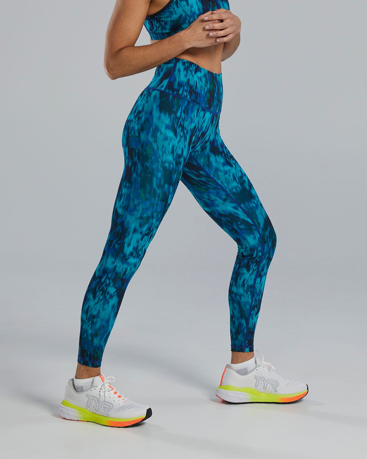  TYR Base Kineticª Women's High-Rise 28" Leggings - Ripplex