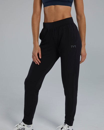 TYR UltraSoftWomen's Midweight Terry A.M. Joggers - Solid / Heather