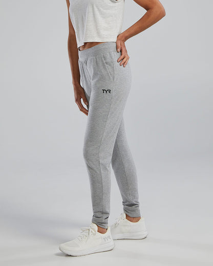  TYR UltraSoftWomen's Midweight Terry A.M. Joggers - Solid / Heather