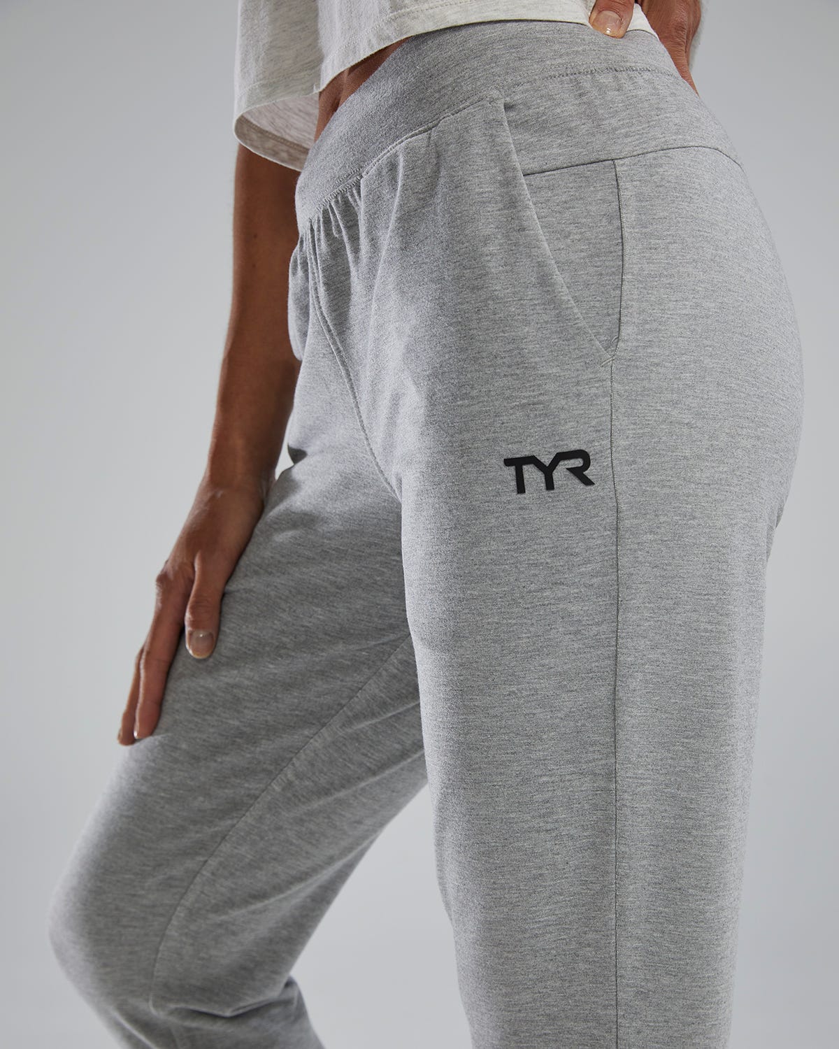  TYR UltraSoftWomen's Midweight Terry A.M. Joggers - Solid / Heather