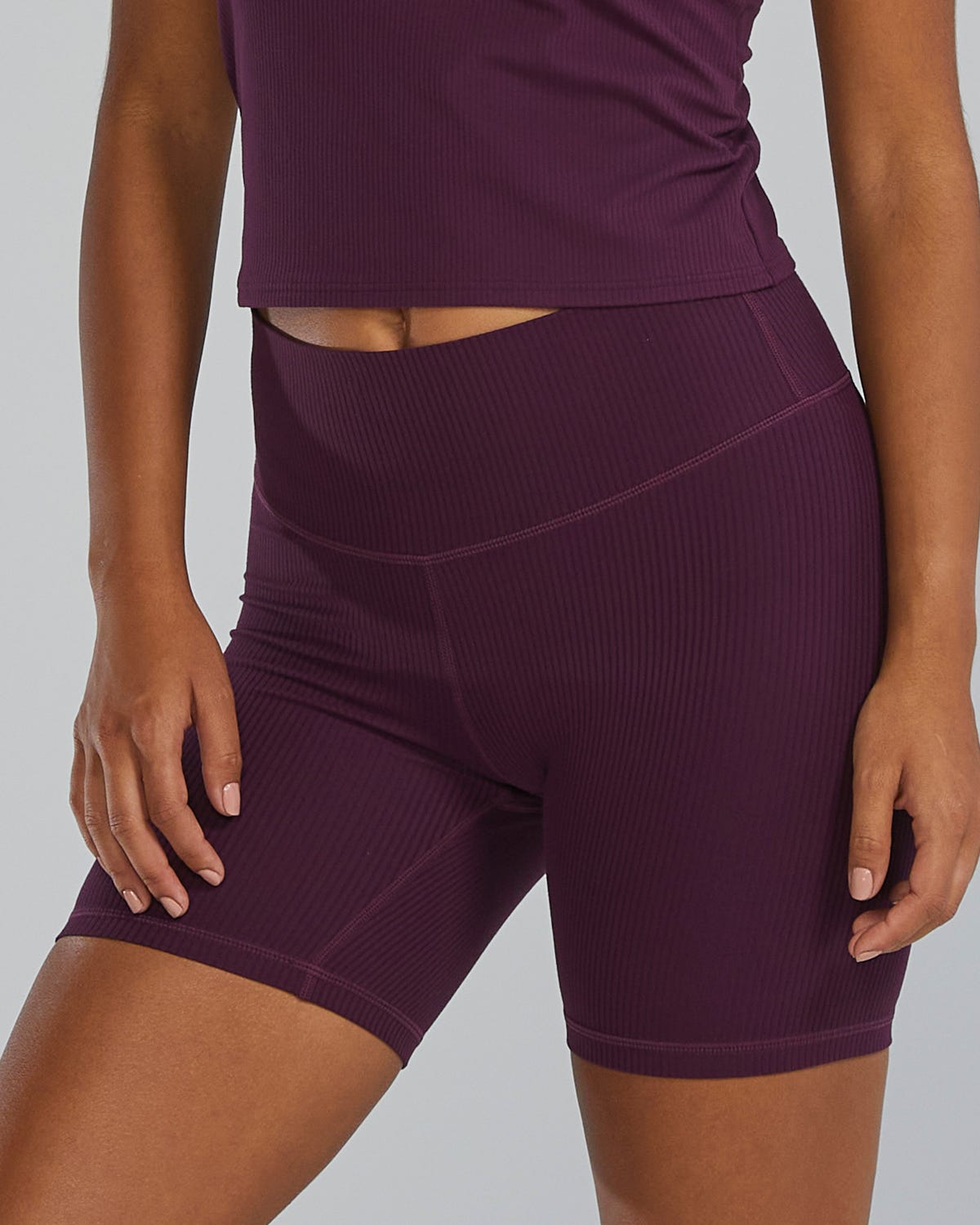  Women's Joule Elite Ribbed High-Rise Short 6"