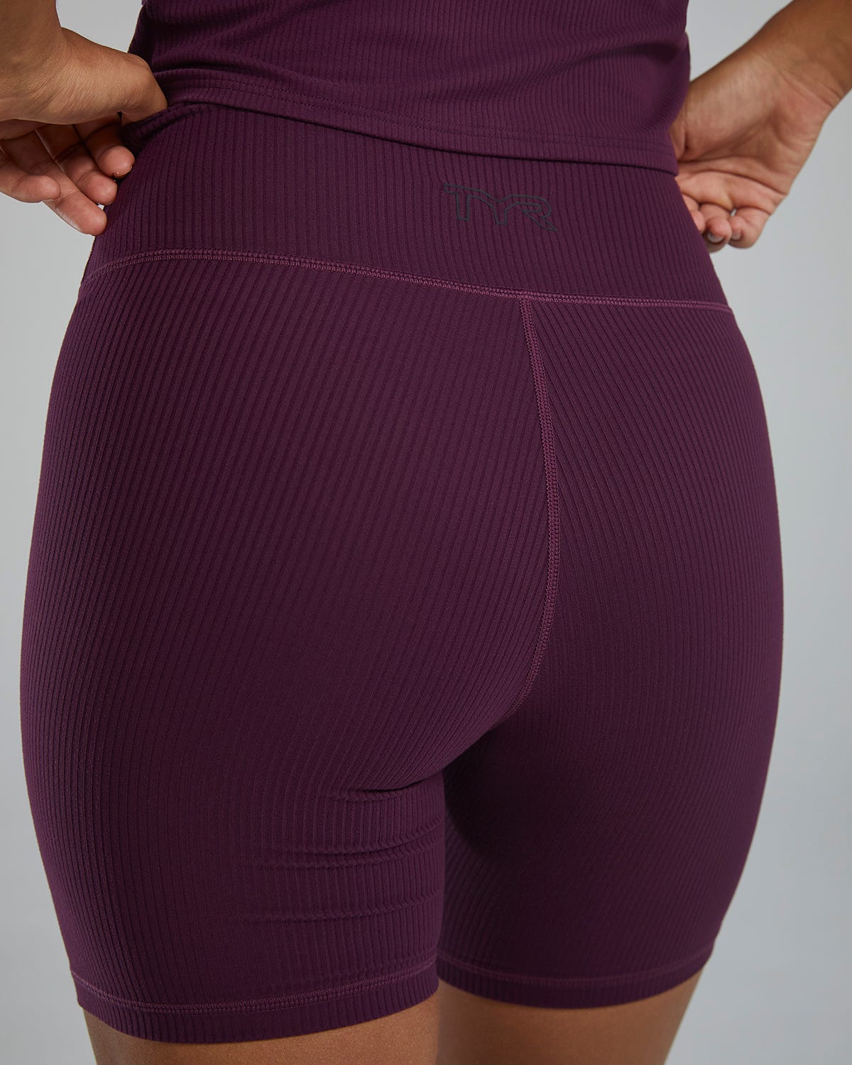  Women's Joule Elite Ribbed High-Rise Short 6"