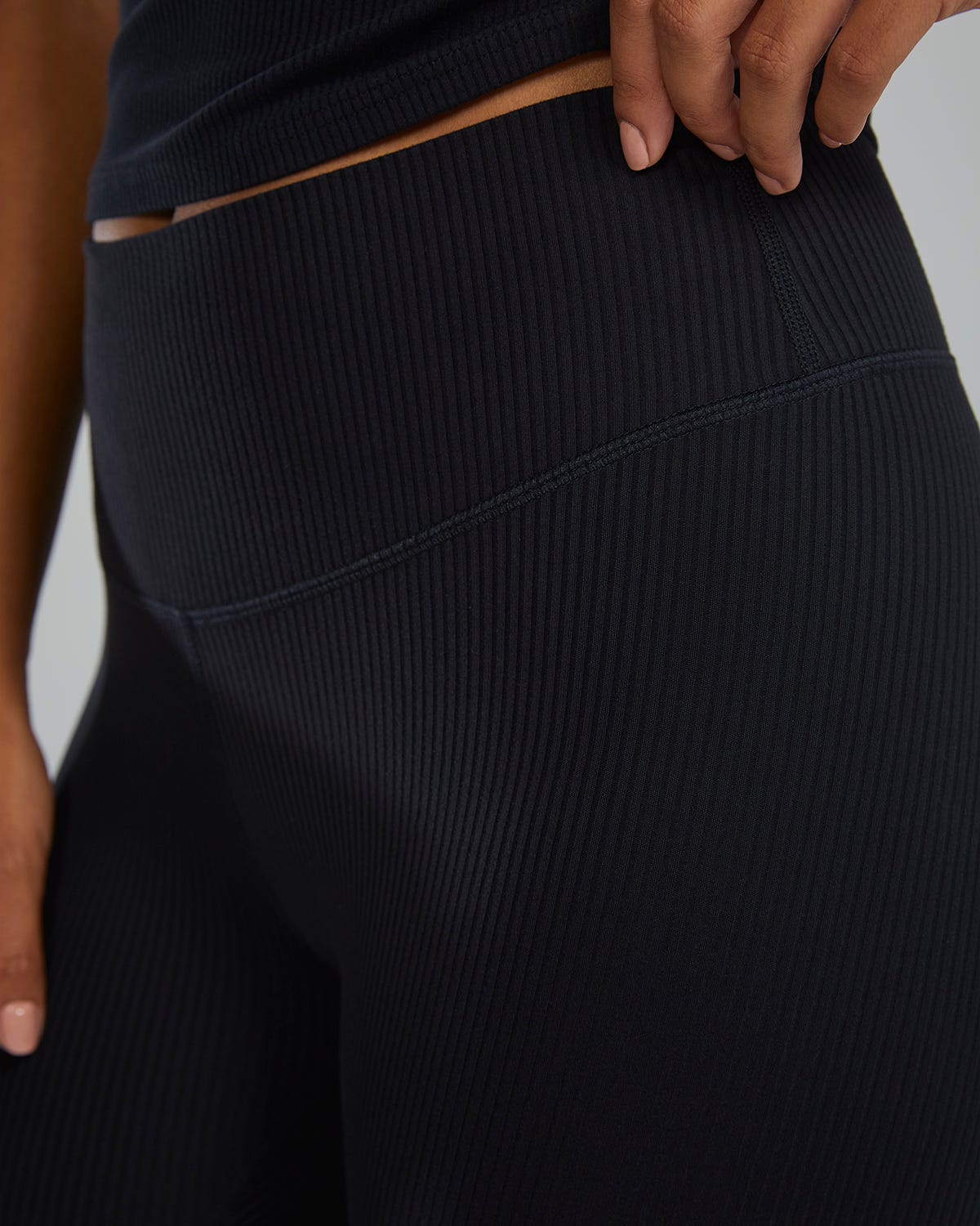  Women's Joule Elite Ribbed High-Rise Leggings 25"