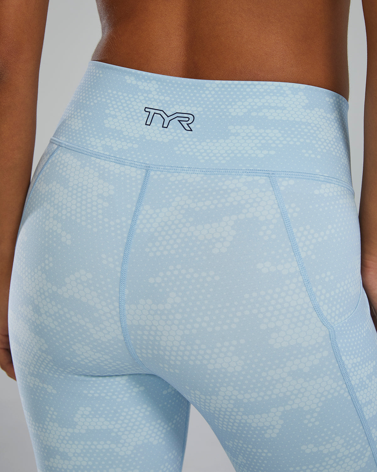  TYR Joule Elite Women's Ribbed High-Rise Leggings With Thigh Pocket 25"