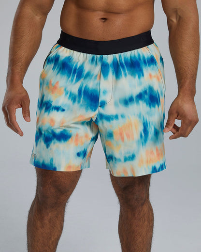  TYR HydrosphereªMen's Unlined 7" Unbroken Shorts - Spectrik