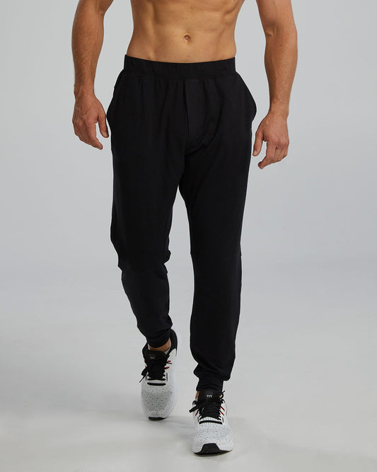  TYR UltraSoft Men's Midweight Terry A.M. Joggers - Solid / Heather