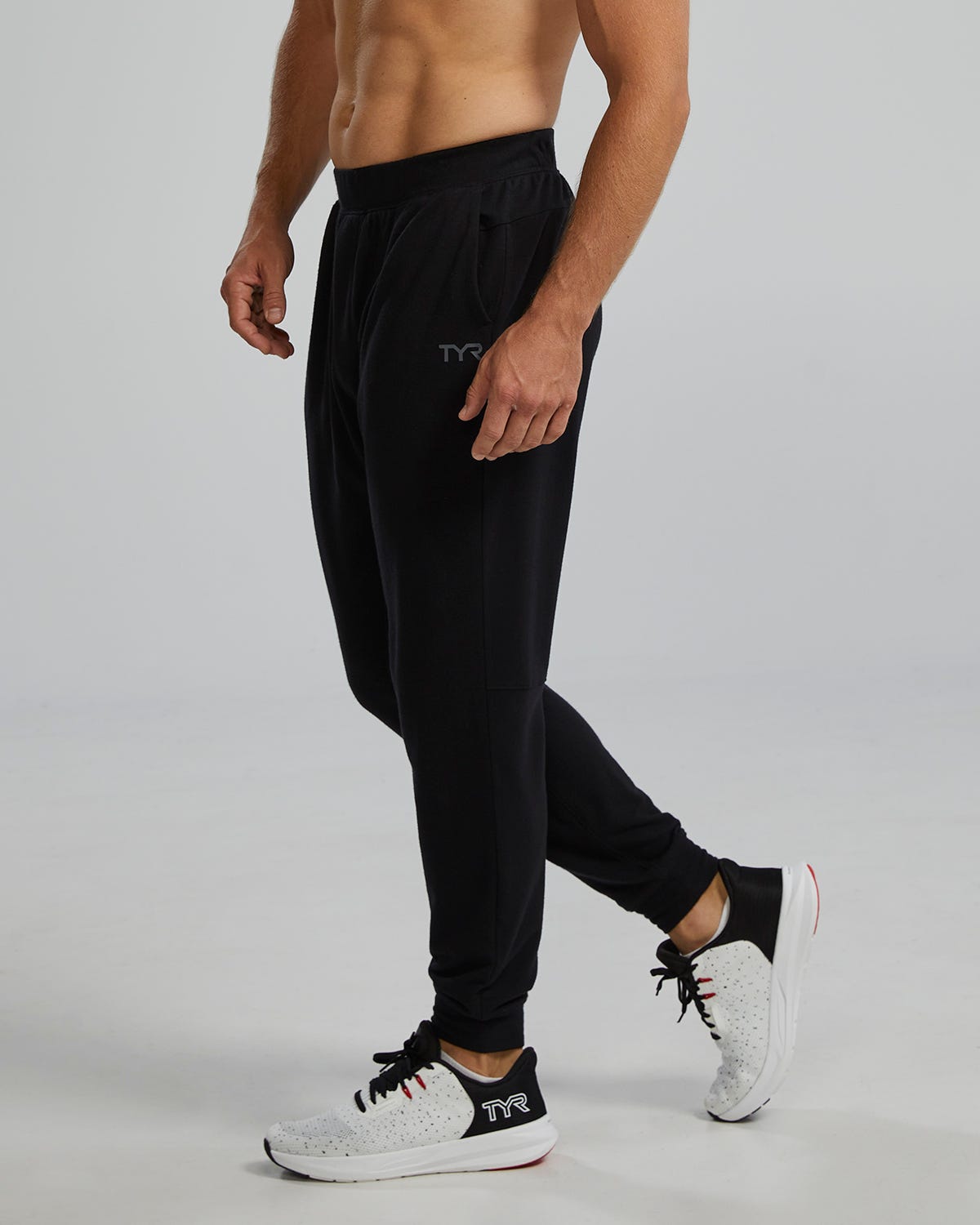 TYR UltraSoft Men's Midweight Terry A.M. Joggers - Solid / Heather