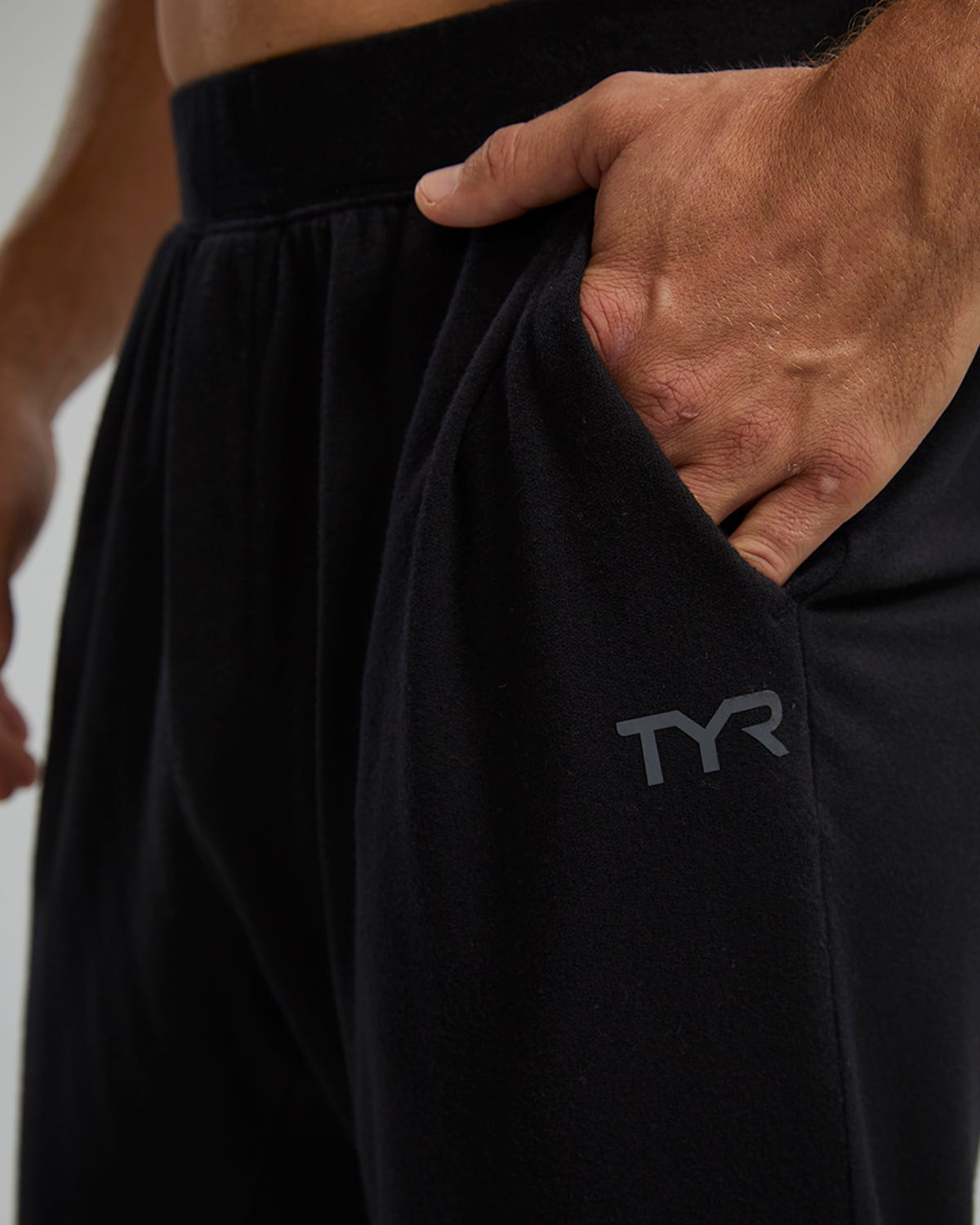  TYR UltraSoft Men's Midweight Terry A.M. Joggers - Solid / Heather