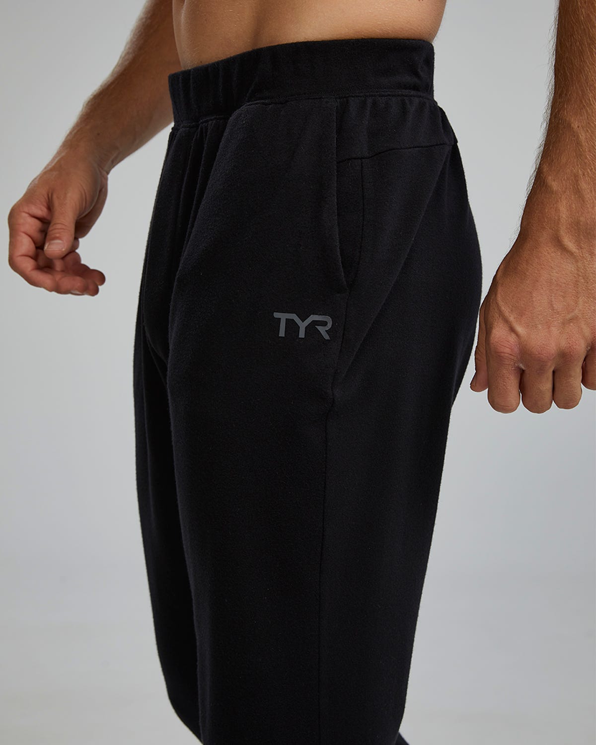  TYR UltraSoft Men's Midweight Terry A.M. Joggers - Solid / Heather
