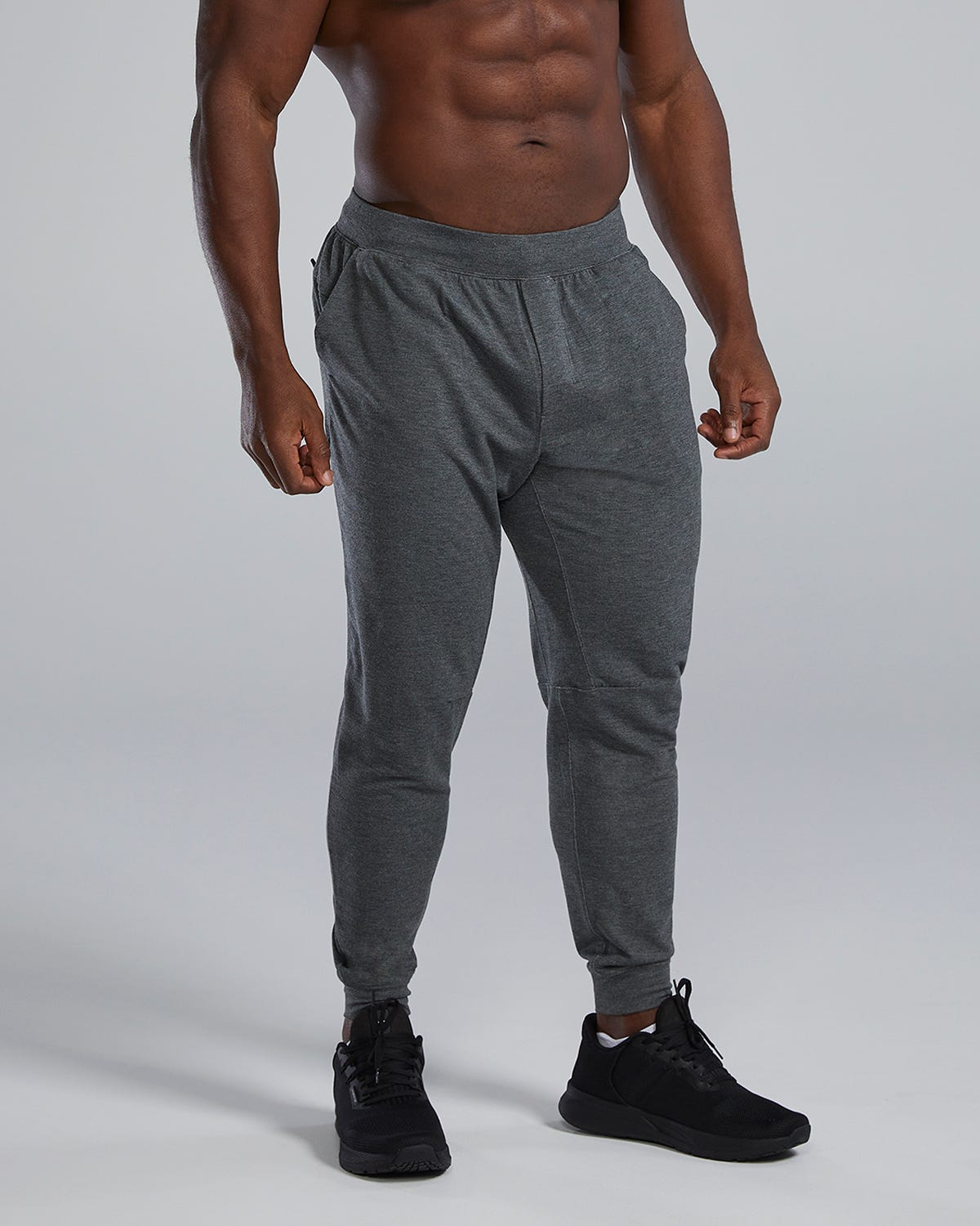  TYR UltraSoft Men's Midweight Terry A.M. Joggers - Solid / Heather