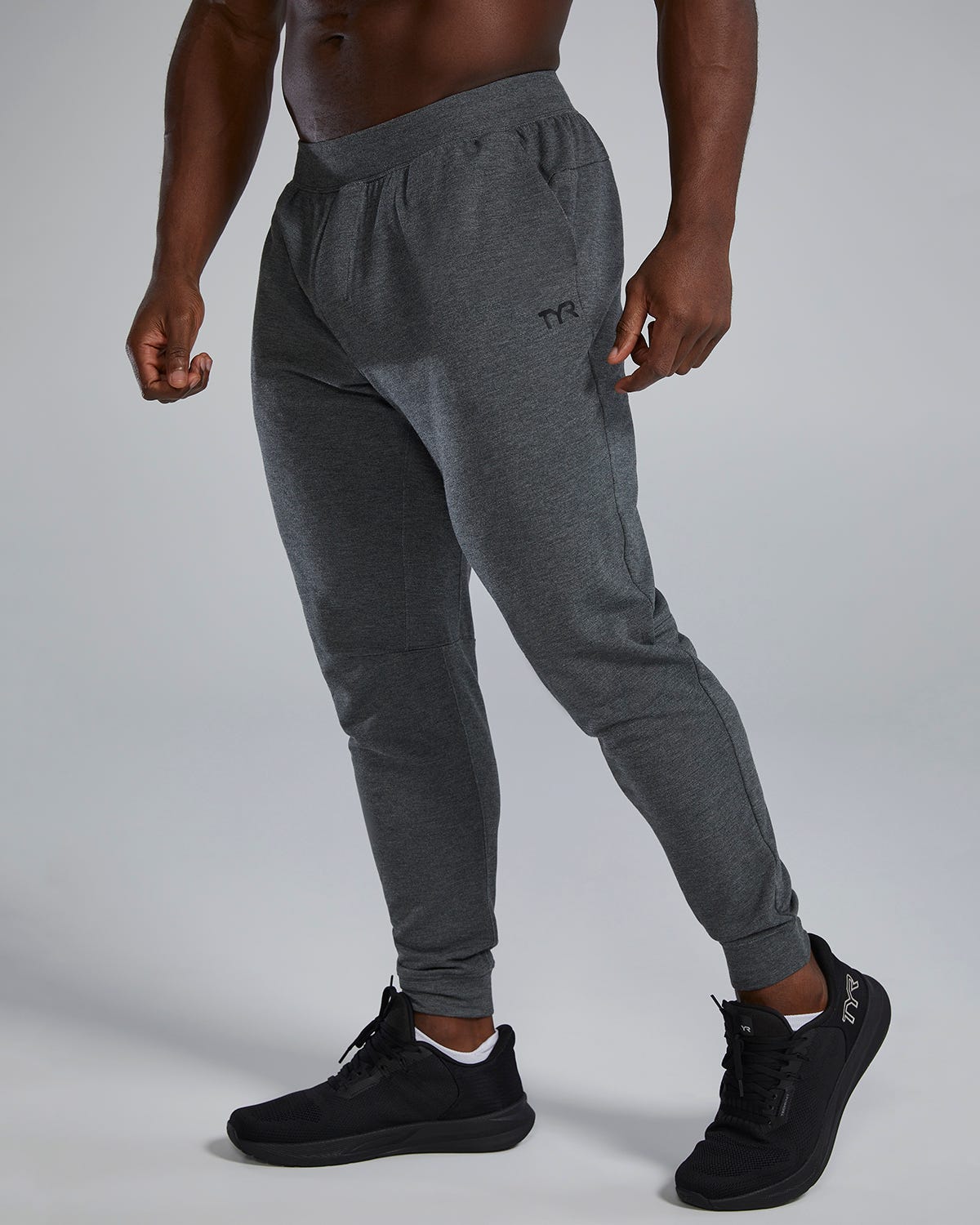  TYR UltraSoft Men's Midweight Terry A.M. Joggers - Solid / Heather