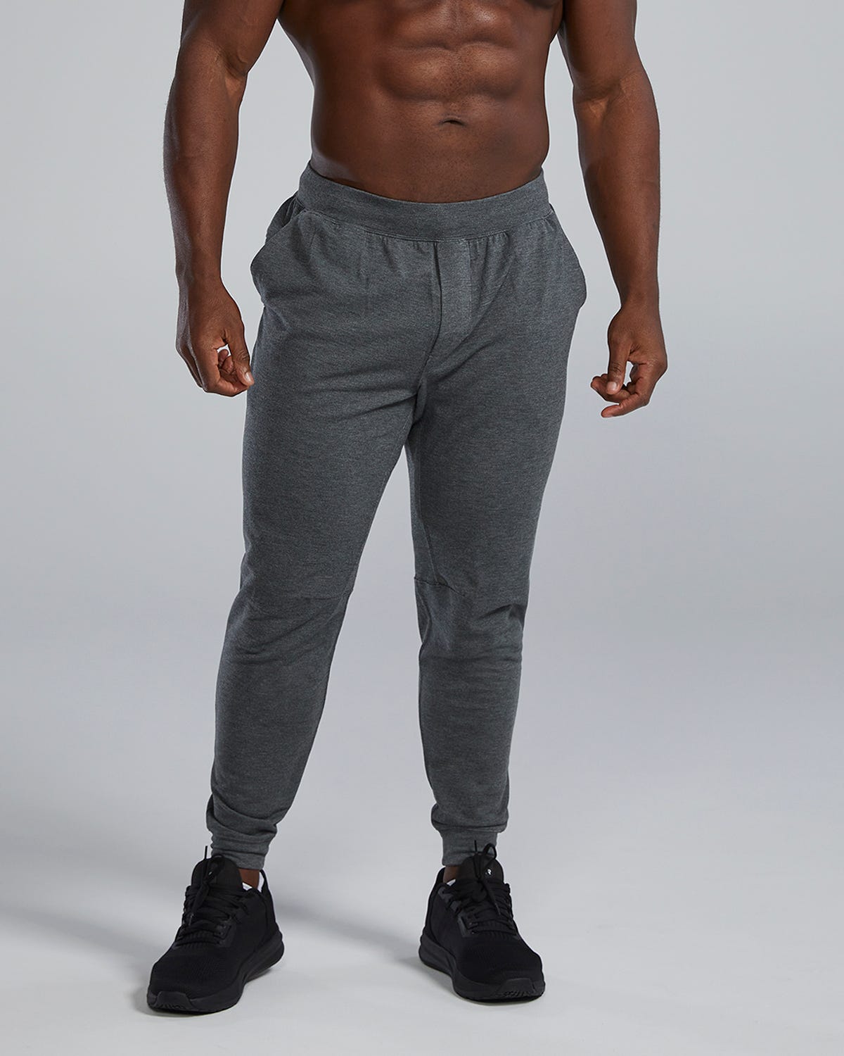  TYR UltraSoft Men's Midweight Terry A.M. Joggers - Solid / Heather