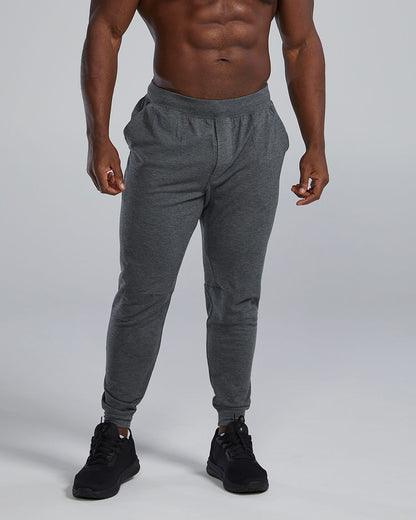  TYR UltraSoft Men's Midweight Terry A.M. Joggers - Solid / Heather