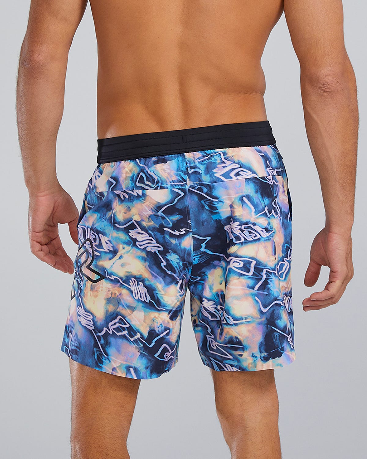 TYR Hydrosphereª - Men's Unbroken Shorts - Unlined 7" - Voltage Pazzo