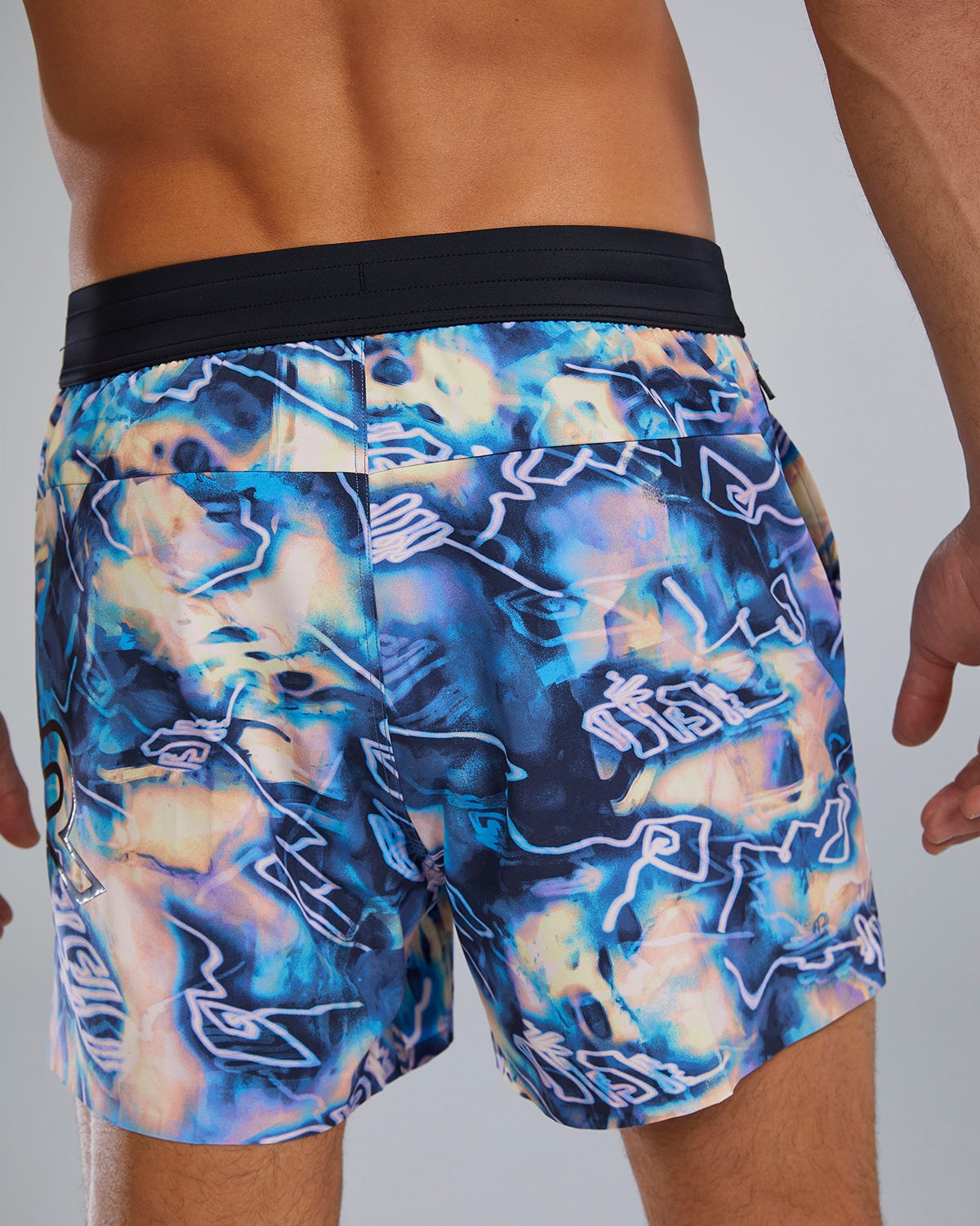  TYR Hydrosphereª - Men's Unbroken Shorts - Unlined 5" - Voltage Pazzo