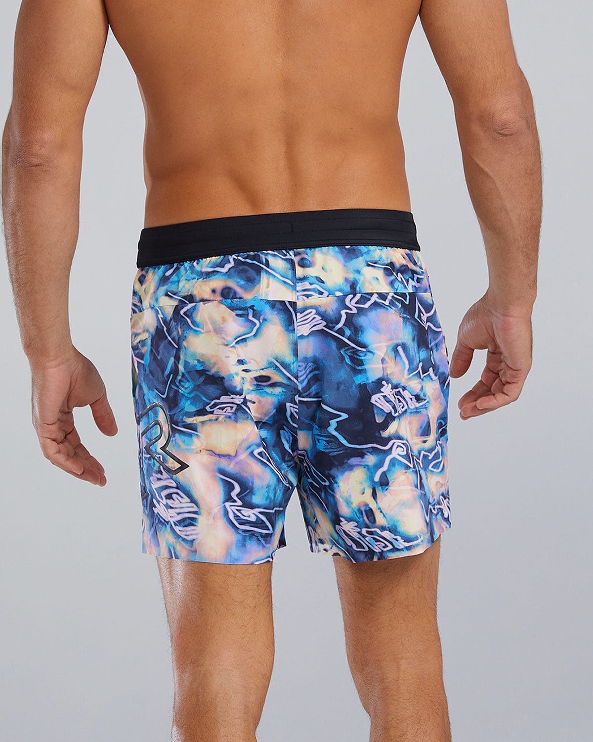  TYR Hydrosphereª - Men's Unbroken Shorts - Unlined 5" - Voltage Pazzo