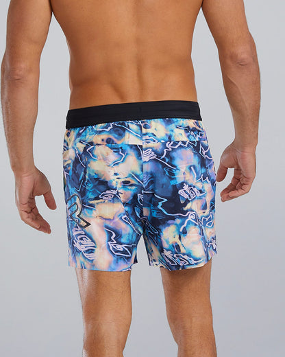  TYR Hydrosphereª - Men's Unbroken Shorts - Unlined 5" - Voltage Pazzo