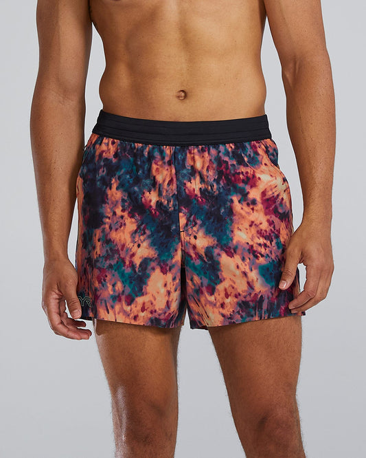  TYR Hydrosphere¨ - Men's Unbroken Shorts - Unlined 5" - Solid
