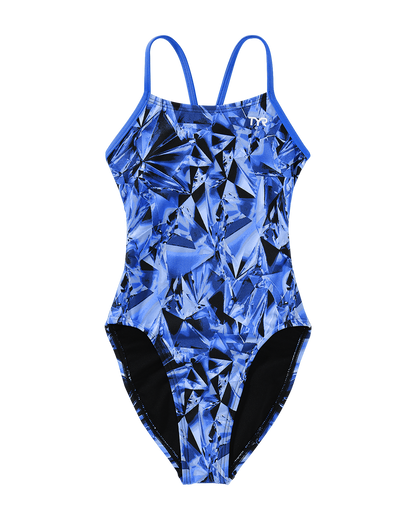  TYR Durafast Elite® Girls' Cutoutfit Swimsuit - Crystalized