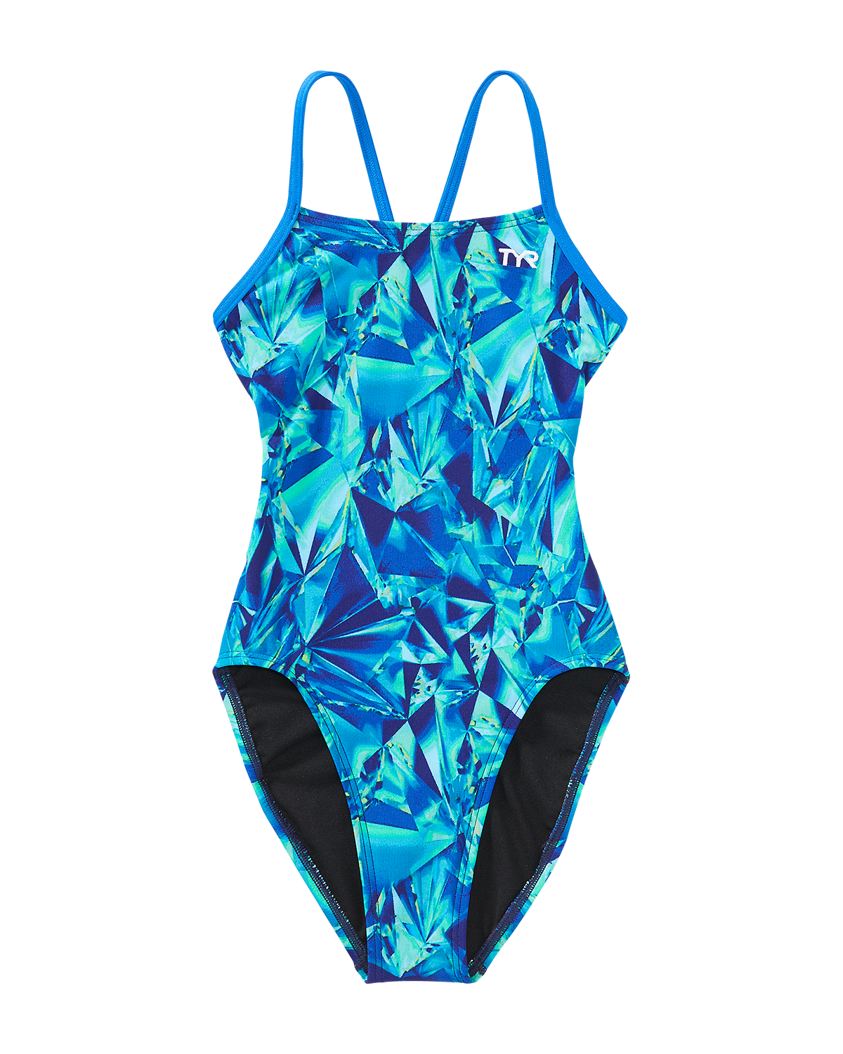  TYR Durafast Elite® Girls' Cutoutfit Swimsuit - Crystalized