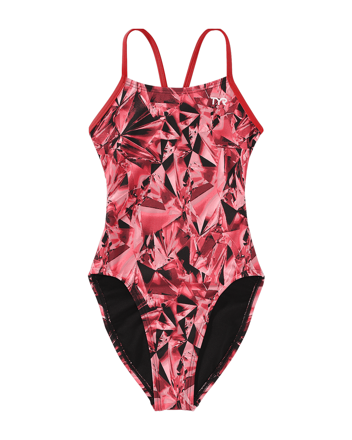  TYR Durafast Elite® Girls' Cutoutfit Swimsuit - Crystalized