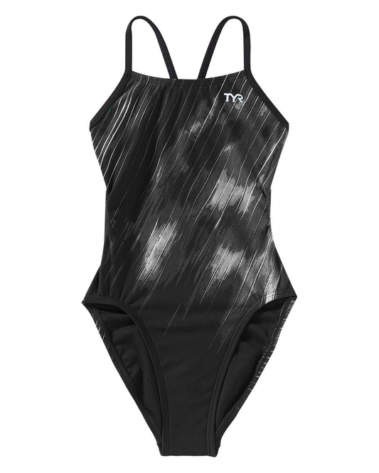  TYR Durafast Elite® Girl's Cutoutfit Swimsuit - Cycloid