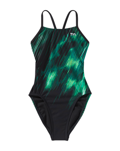  TYR Durafast Elite® Girl's Cutoutfit Swimsuit - Cycloid