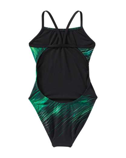  TYR Durafast Elite® Girl's Cutoutfit Swimsuit - Cycloid