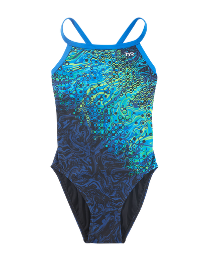  TYR Durafast Elite® Girls' Diamondfit Swimsuit - Chroma