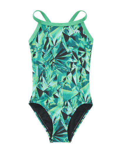  TYR Durafast Elite® Girls' Diamondfit Swimsuit - Crystalized
