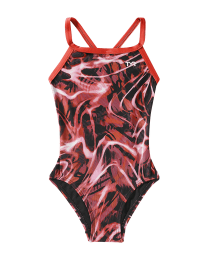  TYR Durafast Lite® Girls Diamondfit Swimsuit - Electro