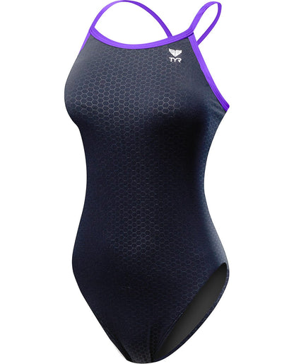  TYR Durafast Elite® Girls' Diamondfit Swimsuit - Hexa