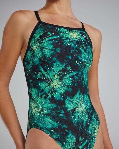  TYR Durafast Lite® Women's Diamondfit Swimsuit - Radiant Flare