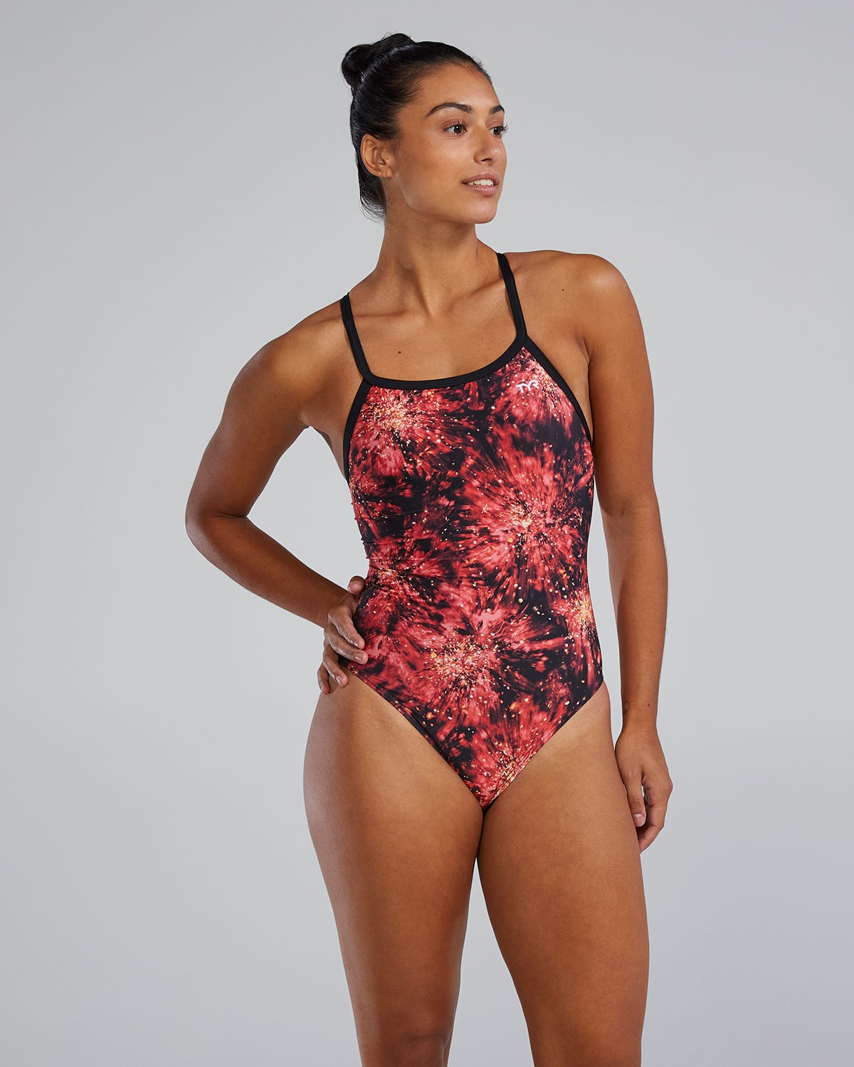  TYR Durafast Lite® Women's Diamondfit Swimsuit - Radiant Flare