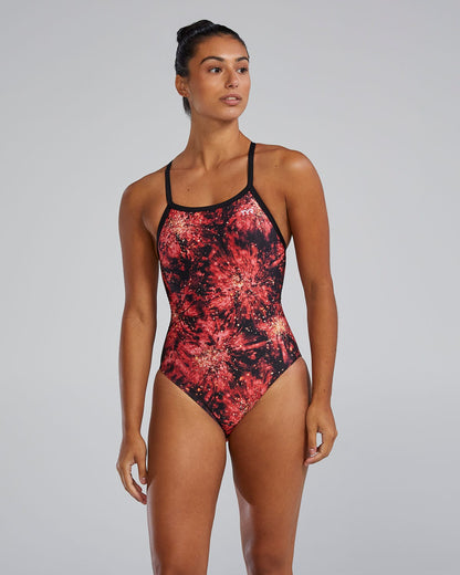  TYR Durafast Lite® Women's Diamondfit Swimsuit - Radiant Flare