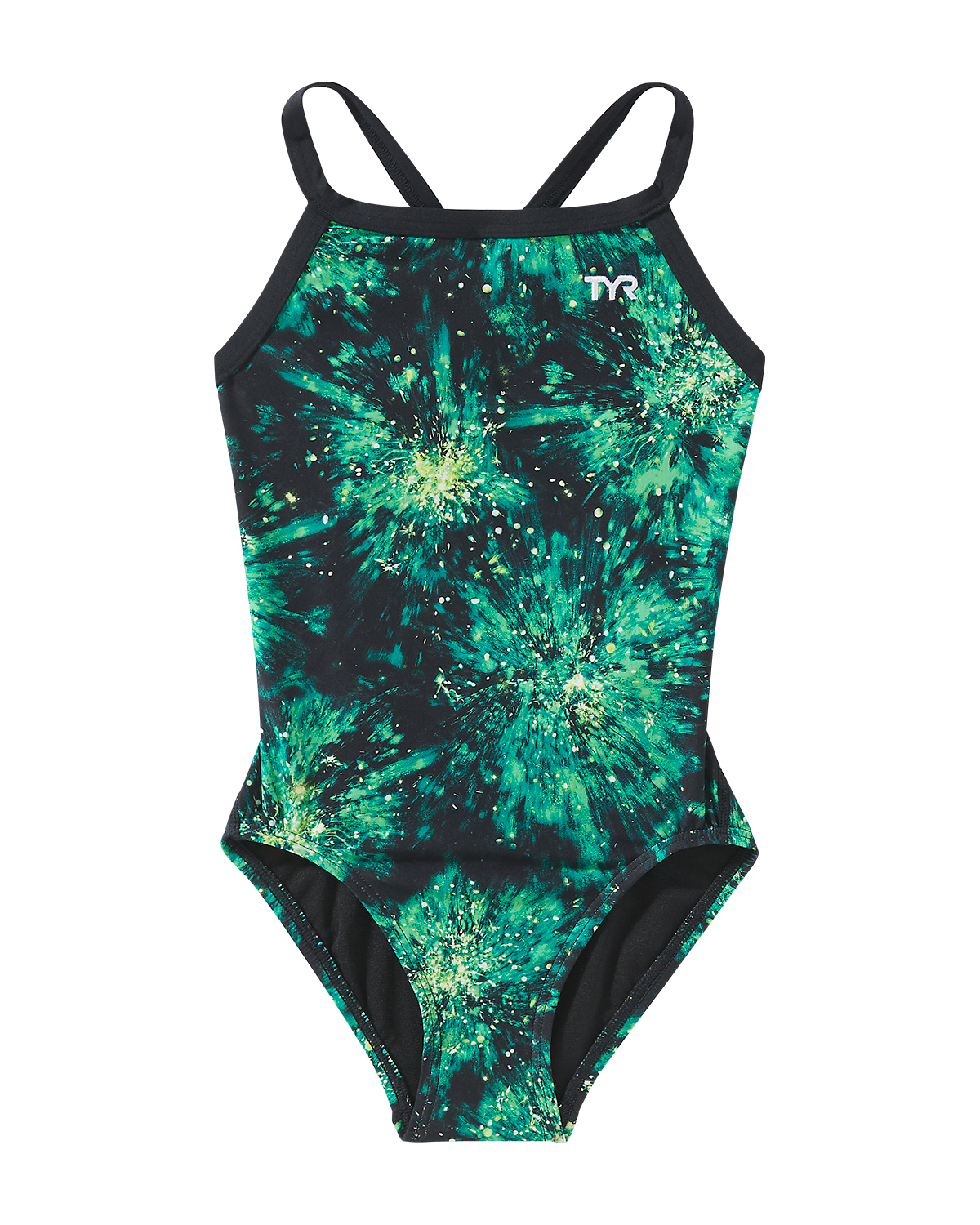  TYR Durafast Lite® Girls Diamondfit Swimsuit - Radiant Flare