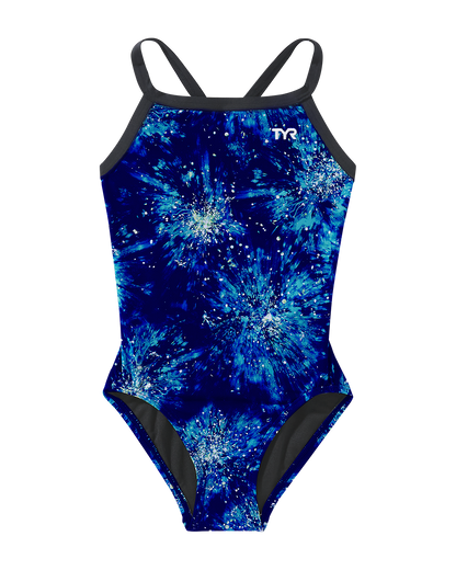  TYR Durafast Lite® Girls Diamondfit Swimsuit - Radiant Flare